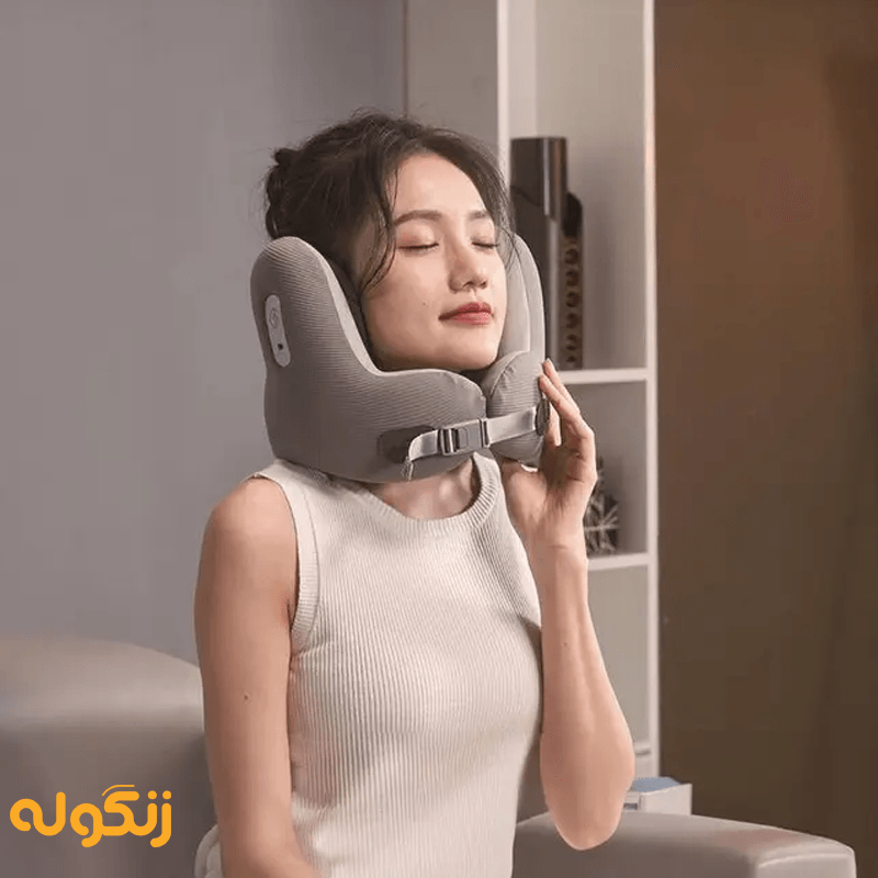 طراحی راحت بالش محافظ گردن موزیکال گرین لاین مدل Music Pillow