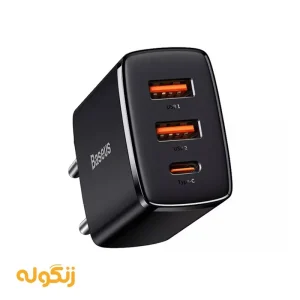 شارژر دیواری فست بیسوس 30 وات Baseus Compact Quick Charger CCXJ-E01