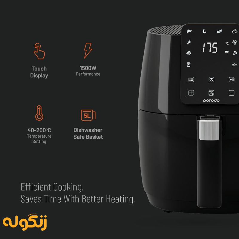 مشخصات سرخ کن هواپز پرودو مدل Advanced Air Fryer 5L