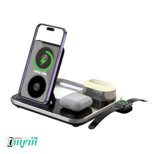 شارژر رومیزی گرین لاین مدل Wireless Charging Station2 4 in 1