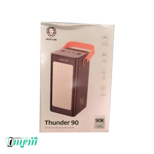 پاوربانک گرین لاین مدل Thunder 90 ظرفیت 90000 میلی آمپر ساعت