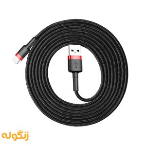 کابل تبدیل USB به لایتنینگ باسئوس مدل CALKLF-C19 Cafule طول 2 متر