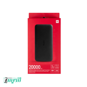 پاوربانک شیائومی مدل Redmi Fast Charge 18W ظرفیت 20000 میلی آمپر