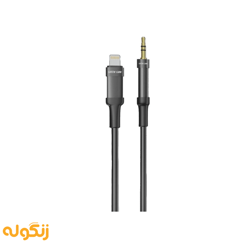 کابل لایتنینگ به آی یو ایکس گرین لاین مدل Lightning To AUX Braided