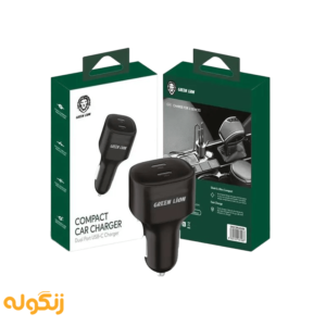 شارژر فندکی 2 پورت گرین لاین 45 وات مدل GNCC2PD45WBK