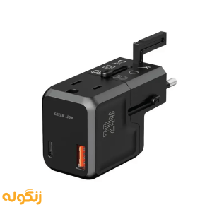 آداپتور 20 وات و مبدل برق گرین لاین مدل Mini Travel Adapter