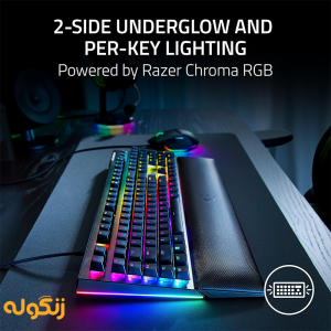 کیبورد گیمینگ RAZER Keyboard Blackwidow V4 GreenSwitch