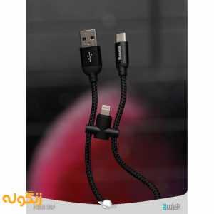 کابل تبدیل USB به تایپ سی و میکرو برند بیسوس مدل U-shaped