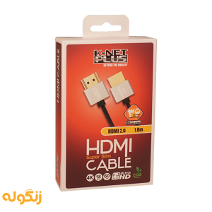 کابل HDMI 2.0 Slim کی نت پلاس ۱٫۸ متری KP-CH20S18